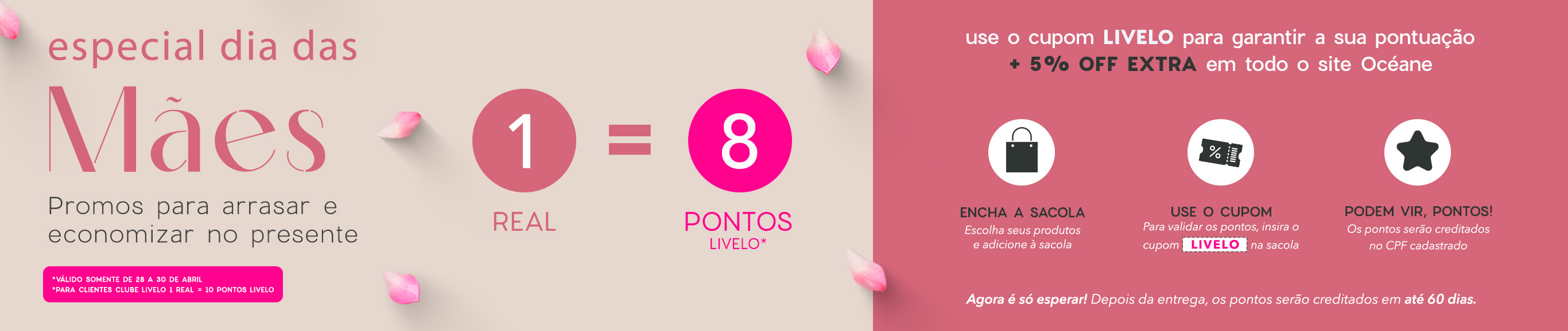 Promoção Livelo e Océane