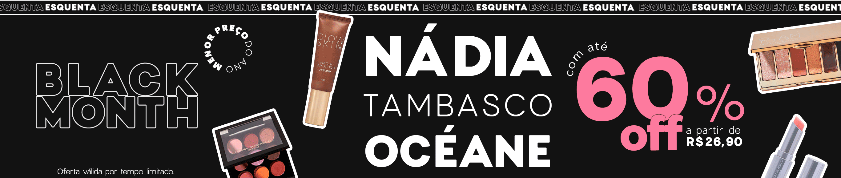 Nadia Tambasco com até 60% OFF