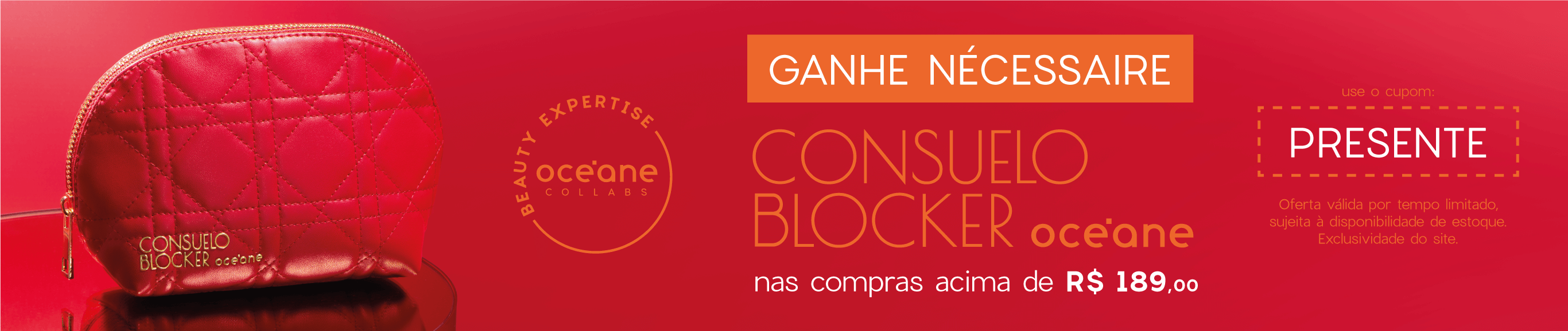 Banner coleção Consuelo Blocker by Océane