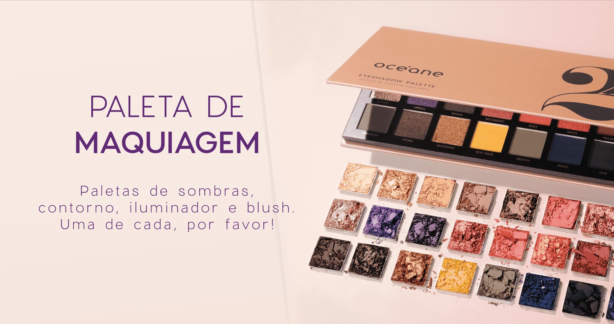 PALETA DE MAQUIAGEM PARA OS OLHOS E ROSTO