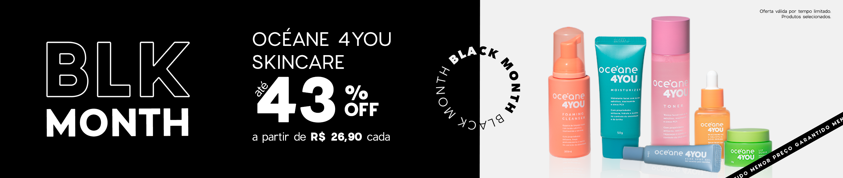 Black Month | linha 4YOU skincare com até 43% OFF