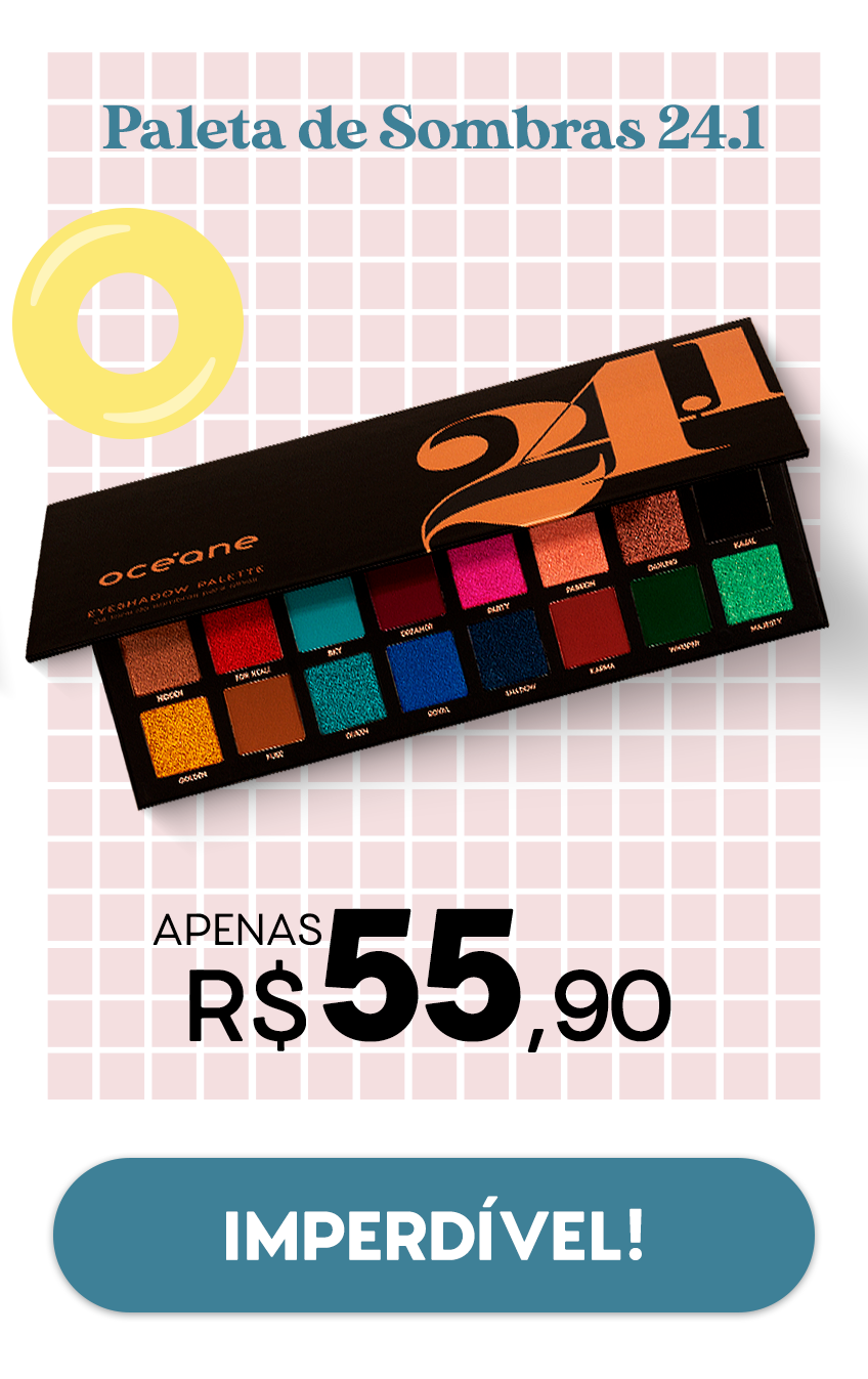 Paleta de Sombras 24.1 Cores - 24.1 Eyeshadow Palette 28g