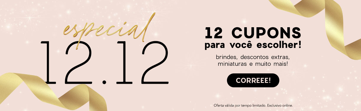 Especial 12.12 | 12 Cupons para você escolher