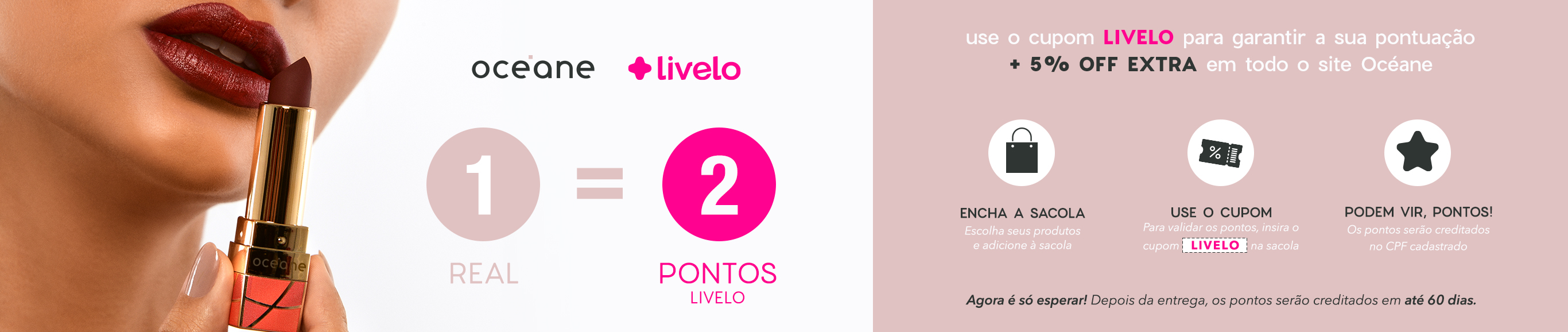 Promoção Livelo e Océane