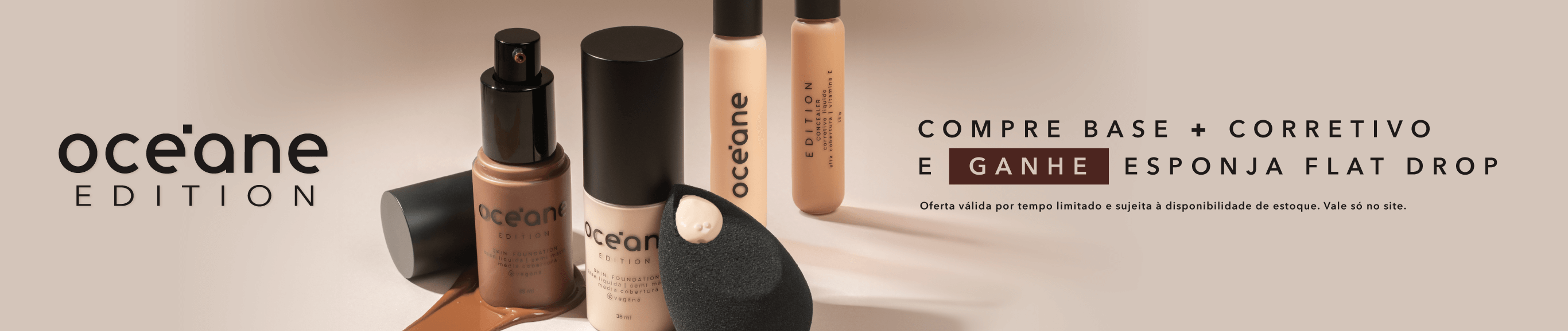 lançamentos Maquiagem e Skincare Océane
